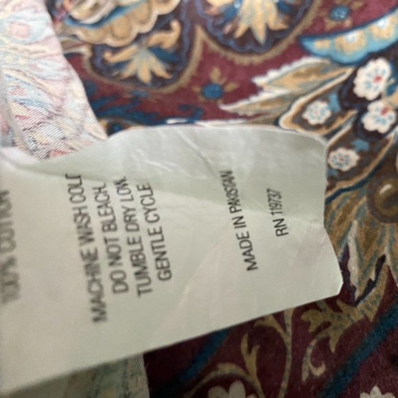 Unavailable ; cotton comforter, Queen, cotton. Earth tones - Picture 7 of 7